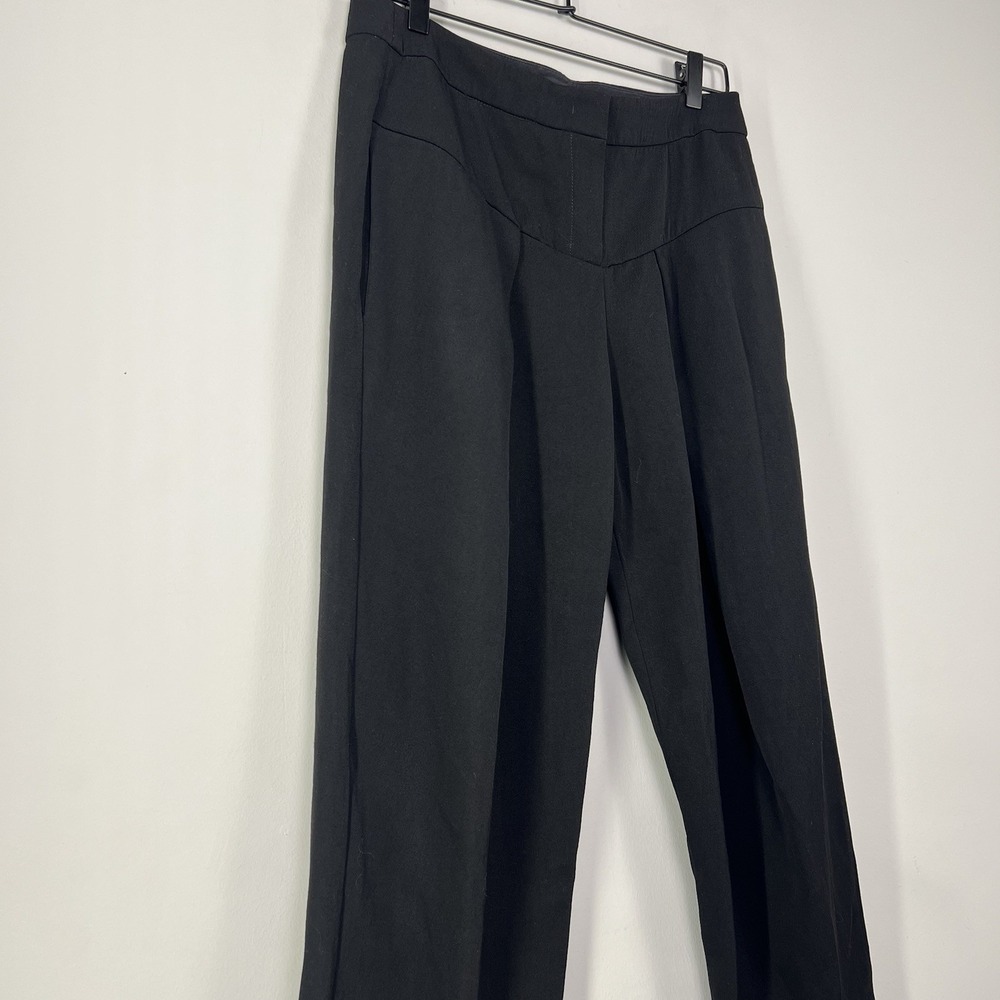 Derek Lam Wool Cropped Trousers Womens Size 8 Black Italian Fabric Tailored - Picture 7 of 15
